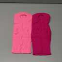 Chihuahua Yorkie Sweater, 2 Pieces Dog Sweaters for Small Dogs, Turtleneck Knitted Dog Clothes for Small Dogs, Winter Warm Pullover Sweaters, Pet Cat Sweater Cold Weather Puppy Clothes Outfits XS (Rose-Pink)