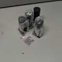 Set of 4 Furniture Legs 4 Inch, Adjustable Aluminum Alloy Cabinet Legs, Metal Round Sofa Support Foot, Adjustable Feet for Kitchen, Table, Cabinet, Shelves, 1.5 Inch Diameter (Black)