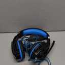BENGOO G9000 Stereo Gaming Headset for PS4 PC Xbox One PS5 Controller, Noise Cancelling Over Ear Headphones with Mic, LED Light, 7.1 Surround Sound, Soft Memory Earmuffs for Nintendo Xbox Series X|S (Blue)