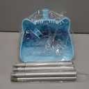 28'' Kids Mini Broom and Dustpan Set - Toddler Cleaning Toy, Toddler Household Helper, Parent-Child Interactive Play Cleaning Tool, Cute Cartoon Design, Small Safe Corner Broom (Blue Bubble)