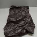 YISUN Bar Stool Covers, Stretch Waterproof PU Bar Stool Slipcover Removable Washable Bar Stool Chair Covers, High Chair Cover with Elastic Bands (4 Pack, Coffee)