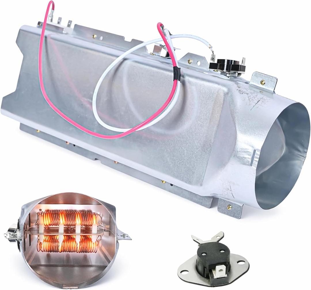 Dryer Heating Element Assembly Replaces For LG DLEX2650R DLEX7177WM DLEX9000V DLEX8100V DLEX3370V DLEX3370W DLEX7700VE DLE2050W DLEX5000V DLEX8000V DLEX3250W DLEX3875V DLEX3875W DLEX3885C DLEX3885W