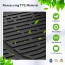 SMABEE 9PCS Floor Mats & Cargo Liner & 3rd Row Backrest Mat & 2rd Row Backrest Mat Compatible with Hyundai Palisade 2026 7 Seats All-Weather TPE Car Accessories