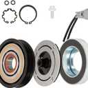 Air Conditioner AC Compressor Clutch Kit Fit for Ram 1500 2014-2019, 1500 Classic 2019-2022, 3.6LAC Compressor Clutch Set for 7SBH17/7SBH17C Compressor 68232388AD/68232392AC