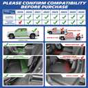 Michelin Vehicle Mats, All-Weather TPE Custom Fit Liner for 2019-2026 Silverado/Sierra 1500 & 2020-2026 2500/3500 Crew Cab Bucket Seat Carpet Floor with Rear Under-Seat Storage, Premier