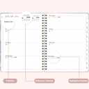 4 x 2026 Planner, Weekly and Monthly Calendar Planner Agenda, Jan 2026 - Dec 2026, Planning Academic Book, Office Desk Accessories and School Supplies - A5 (6.3'' x 8.5'') (Pink Sunset)