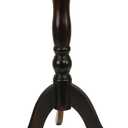 Decor Therapy Simplify Pedestal Accent Table, Aged Cherry 15" x 15" x 24"