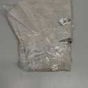 SHACOS Wedge Placemats Set of 4 Woven Vinyl Small Round Table Placemats Wipe Clean Table Mats for Round Dining Table Indoor Outdoor, Beige White