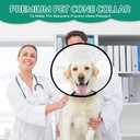 GLADOG Soft Dog Cone Collar, 3 PCS (XL is Only 1 PCS) Flexible Plastic Cone for Dogs After Surgery, Dog Recovery Collar, Adjustable E-Collar for Large/Medium/Small Dogs Cat, Comfy Elizabethan Collar (Black)