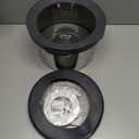 UPSKY Dog Water Bowl No Spill 8L Stainless Steel, 2.1 Gallon Large Capacity Spill-Proof Dog Bowls, Non-Slip Slow Drinking Anti-Splash Bowl for Large Messy Drinkers, No Mess Indoor/Outdoor Use, Gray (Grey)