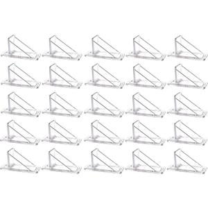 JSP Manufacturing 100 Pack Recycled Clear V2-Mini Roof Guard Snow and Ice Guard Prevent Sliding Ice Snow Stop Buildup Plastic