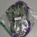 FULLMUSIC Spring Artificial Flowers for Outdoors, UV Resistant Fake Morning Glory, Look Real Faux Silk Plants for Front Door Garden Porch Planter (Purple)