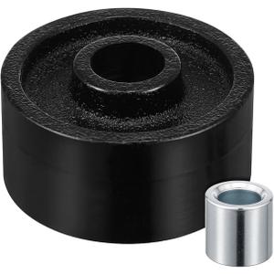 Universal Wheel, Horizontal 2.5 Tons Front Wheel, Jack Wheel for Jack Bearing Wheel, Metal Oil Seal Auto Accessories Replacement Black, 6.50X6.50X3.50CM, 14DMM362183IXH