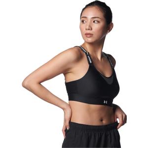 Under Armour Womens Infinity High Impact Sports Bra, (001) Black / / White, Small D-DD