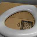 Mayfair Cassel Slow Close Toilet Seat, Easy Clean, Non Slip Premium Wood Seat, Easy Install, Made in USA, Elongated, White