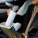 Stanley Quick Flip GO Water Bottle 36 oz | Push Button Lid | Leakproof and Packable for Travel and Sports | Insulated Stainless Steel | BPA-Free | Black