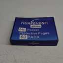 240Photos 4x6 inch Photo 7Ring Photo Sleeves for A5 8.07 x 9.64 inch Binder, Clear Photo Album Refill Pages, (60 Pack)