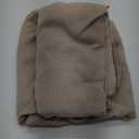 KOUFALL Light Filtering Curtains 86 Inch Long for Living Room, Cortinas para Sala, Thick Linen Sheer Boho Farmhouse Curtain Set of 2 Panels, Cream Beige (Natural)