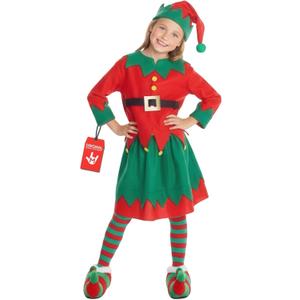 Morph Elf Costume for Kids, Elf Outfit for Kids, Christmas Outfits for Girls, Christmas Costumes Girls (Small)