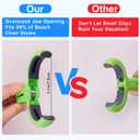 Large Beach Towel Clips for Beach Chair, Heavy-Duty Plastic Clothes Pins, Towel Clips for Beach Chairs Cruise-Keep Your Towel from Blowing Away, Vacation Beach Must Have Beach Chair Clips