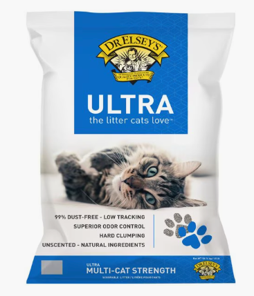 Dr. Elsey's Fragrance Free Ultra Unscented Cat Litter - 35lb