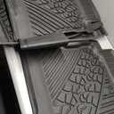 LASFIT Floor Mats for Jeep Gladiator JT 2020-2025 2026 All Weather TPE Custom Fit Pickup Truck Mats Floor Liners 1st & 2nd Row, Black