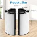 2 Pack Combi 360Glass Filter For Dyson HP1 HP2 TP09 TP07 TP06 TP04 TP10 TP7A HP04 HP06 HP07 HP09 HP10 HP4A HP7A PH01 PH02 PH03 PH04 PH3A DP04 PC1 PC2 Air Purifier, Activated Carbon Filter #965432-01