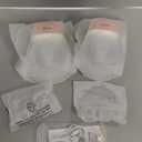 Wearable Breastfeeding Pump Hands Free of Long Battery Life, Portable Electric Breast Pump with 3 Modes and 9 Levels, LED Display, Antibackflow, 16/18/20/22/24mm Flanges & Inserts, 2 Pack (Pink)