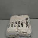 Snuggle Sac Buttery Ivory Throw Blanket for Couch, Reversible Super Soft Knitted Blankets, Warm Cozy Knit Fuzzy Plush Lightweight Throws Dupes for Sofa, Bed, Picnic, Ivory, 50 x 60 inches