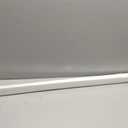 1 Pcs Wall Corner Guard, 2-3/8 X 48 Inches, White, Vinyl | Prevent Scratches on Wall Corners Doors Furniture Cabinets, Corner Protectors Easy Install, Clear Finish for Edge Protection