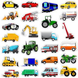 500 Pcs Truck Cartransportation Stickers for Kids Boys Construction Stickers for Toddler Teens Art Toys for Crafts with Trucks Car (Vehicle)
