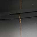 SpaceAid Washer Dryer Countertop, Laundry Wood Shelf Topper with Edge, 54" Width x 27.5" Depth Cover Guard Organizer for Washer and Dryer Laundry Hamper Counter Storage Organization (Black) (Large)