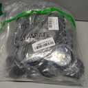 Mini Folding Hair Brush with Mirror - 50 Pack Pocket Travel Brush for Girls, Black