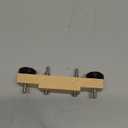 SAPHUE Solid Maple Guitar Bridge Clamp, Entry Level Bridge Clamp Acoustic Luthier Tools with Cork Gasket & L-Wrench, Wooden Guitar Bridge Clamp for Classical/Acoustic Guitar Accessory Luthier Tools