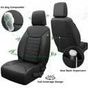 RIDEPOSH Custom Leather Seat Covers for Jeep Wrangler 4DR 2013-2017 JK