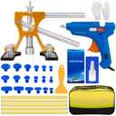 Car Dent Puller Kit, 31PCS Paintless Dent Removal Kit, Car Dent Repair Kit with Adjustable Dent Lifter, Dent Remover Tool for Car Hail Damage DIY Repair