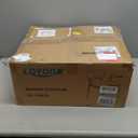 Drop Arm Bedside Commode, Commode with Padded Seat and Backrest, 500lbs Capacity, 5.81QT Removable Bucket, Adjustable Height Portable Toilet for Adults, Gray