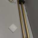 H.VERSAILTEX Window Curtain Rods for Windows 28 to 48 Inches Adjustable Decorative 3/4 Inch Diameter Single Window Curtain Rod Set with Classic Finials, Champagne Gold