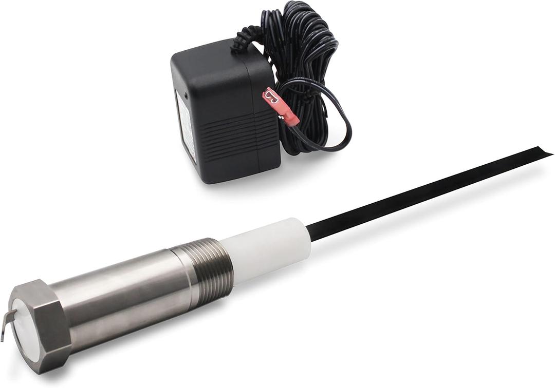 Powered Anode Rod for Water Heater,Electrical Anode Rod Made of Titanium,Anode Rod for 40-89 Gallon Tank Water Heater with Power Supply