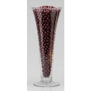 HRLbrc 350Pcs Vase Filler, Wine Red No Hole Faux Craft Pearl Beads for Centerpieces Vases, Wedding Home Birthday Party Makeup Table Candle Decor 8/12/18mm