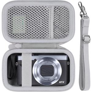 Baval Camera Case for Canon PowerShot SX740 HS/ G7 X Mark III/ G7 X Mark II Digital Camera, White Case