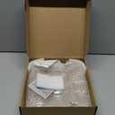 Laptop Stand for Desk - Adjustable, Foldable Clear Acrylic Riser with 360 Rotating Base, Ergonomic Laptop Holder for MacBook Pro/Air & 10-16 Notebooks (Acrylic - Transparent color)