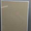 DAHAPYBOO Cork Board with Linen White,Bulletin Board 36"x24" Hanging Corkboards for Office Home School Message Board or Vision Board Decoration.
