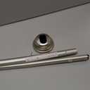 Zenna Home Curved Shower Curtain Rod, No Drill, 50-72 Inch Adjustable Tension Shower Rod for Bathroom, Rustproof, Non-Slip, Adds Room in Shower, Satin Nickel