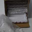 12 Pcs Dessert Cupcake Stand Holder, Cake Table Display Set Include 5 Cupcake Stand Tiered Tower 1 Cake Holder 6 Serving Tray Combo for Tea Party Birthday Baby Shower Wedding(White,White)