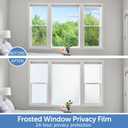 HIDBEA Frosted Window Privacy Film - Non Adhesive Static Cling Glass Stickers Sun UV Blocking Heat Control Door Covering Decals for Home Office, 23.6 x 78.7 Inch