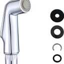 Kitchen Sink Side Sprayer Head Replacement Universal Fit Sink Spray Attachment, Household Kitchen Sink Sprayer Replacement Parts, Chrome Finish