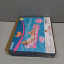 Pool Floats Adult Heavy Duty Inflatable Pool Lounger with Adjustable Backrest Cup Holder Floating Pool Tanning Rafts Water Floaty Lounge Lake Beach Party Games