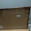 Wood 18x24 Picture Frame with 16x20 Mat Deep Brown, Display 16x20 with Mat or 18x24 Without Mat, Wood 18 by 24 Photo Frame, 18 x 24 Frame for Wall Hanging Display, Deep Brown