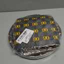 96PCS 90th Theme Birthday Party Tableware Vintage 1936 Party Supplies 90 Year Old Birthday Decorations Plates Napkins Forks Black and Gold Dinnerware Favors for Men or Women